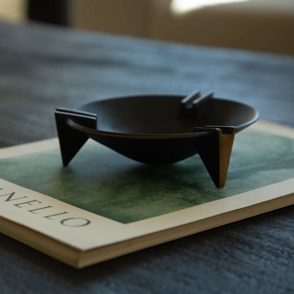 Milan Ash Tray - Black - Cultheir