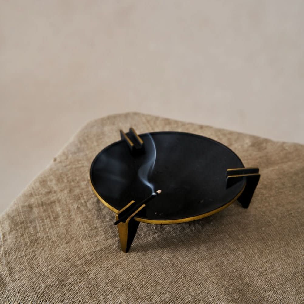 Milan Ash Tray - Black - Cultheir