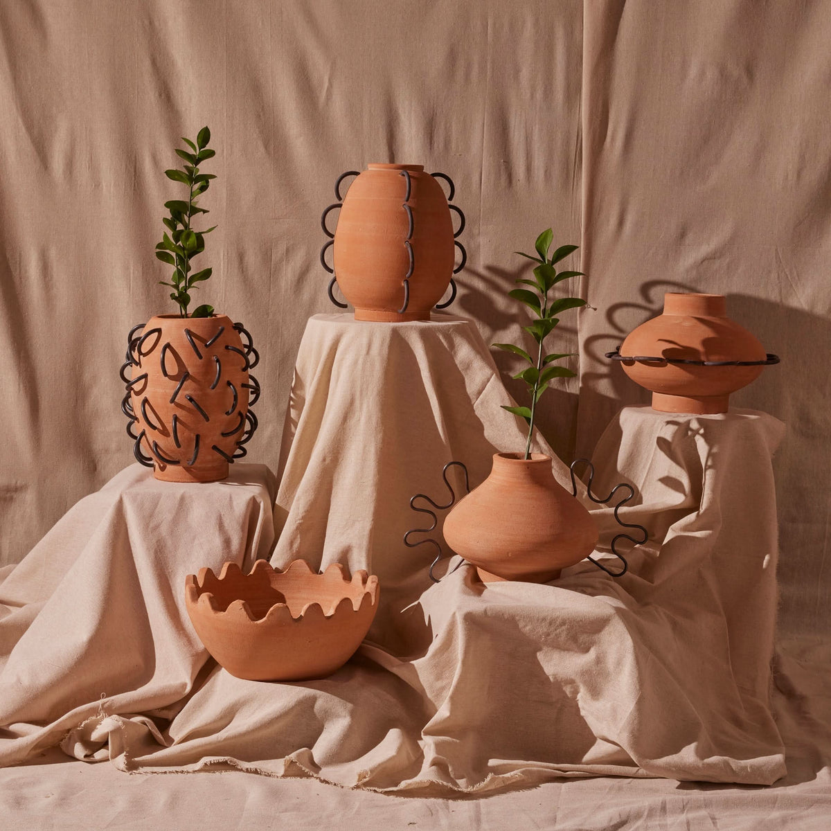Nada Terracota Vessel by Diego Olivero Studio - Cultheir
