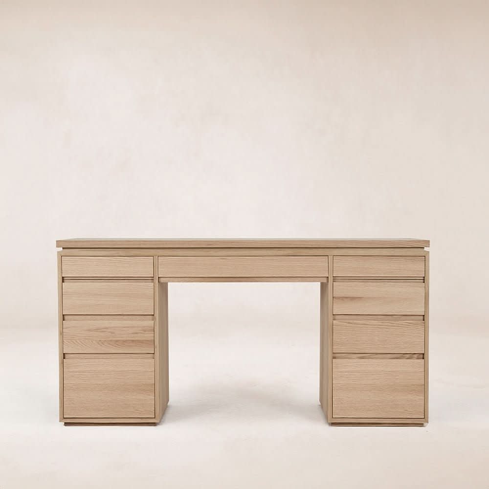 Ojai Vanity Desk - White Oak - Cultheir