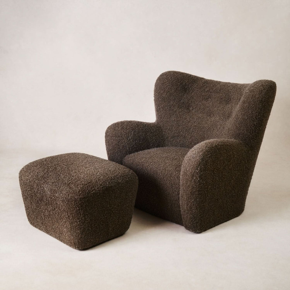 Papa Teddy Chair - Mocha Boucle - Cultheir