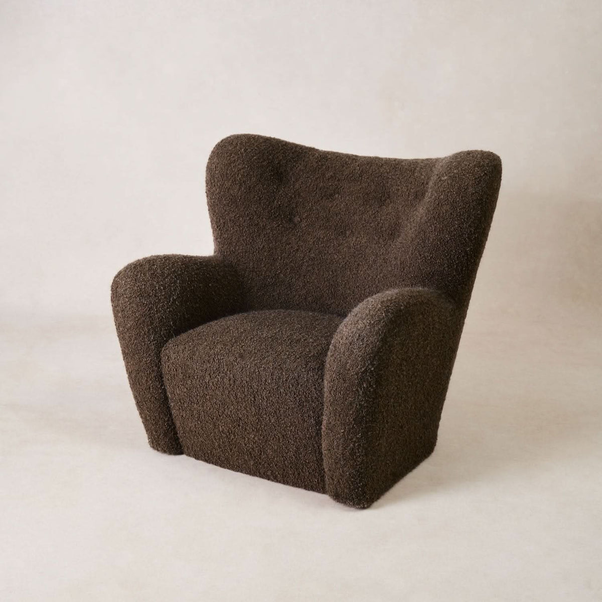 Papa Teddy Chair - Mocha Boucle - Cultheir