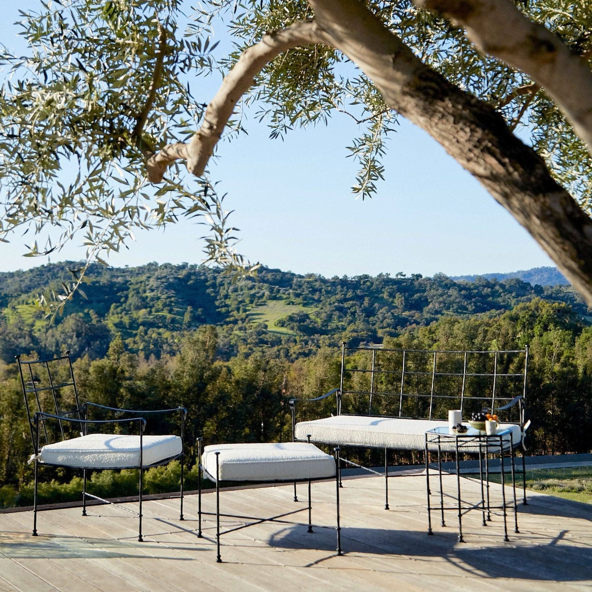 Provence Outdoor Lounge Dining Chair - Boucle - Cultheir