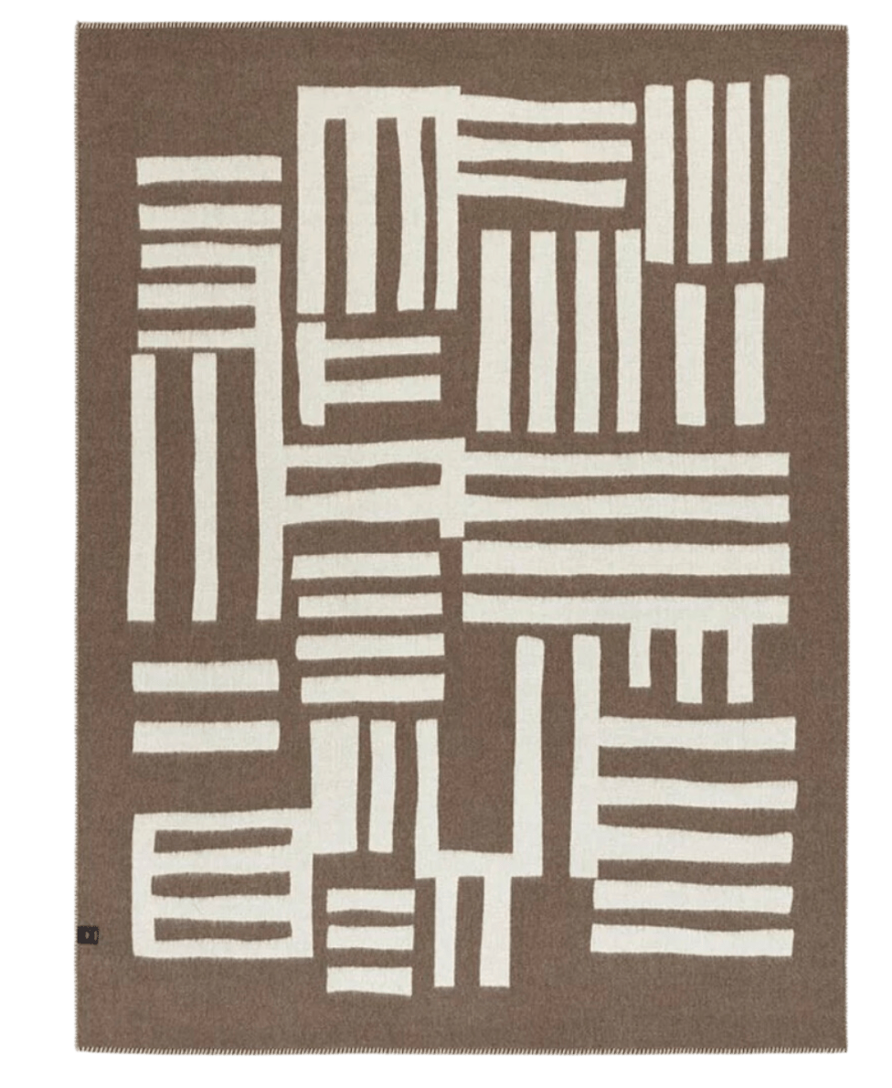 Rosin Reversible Throw - Brown - Cultheir