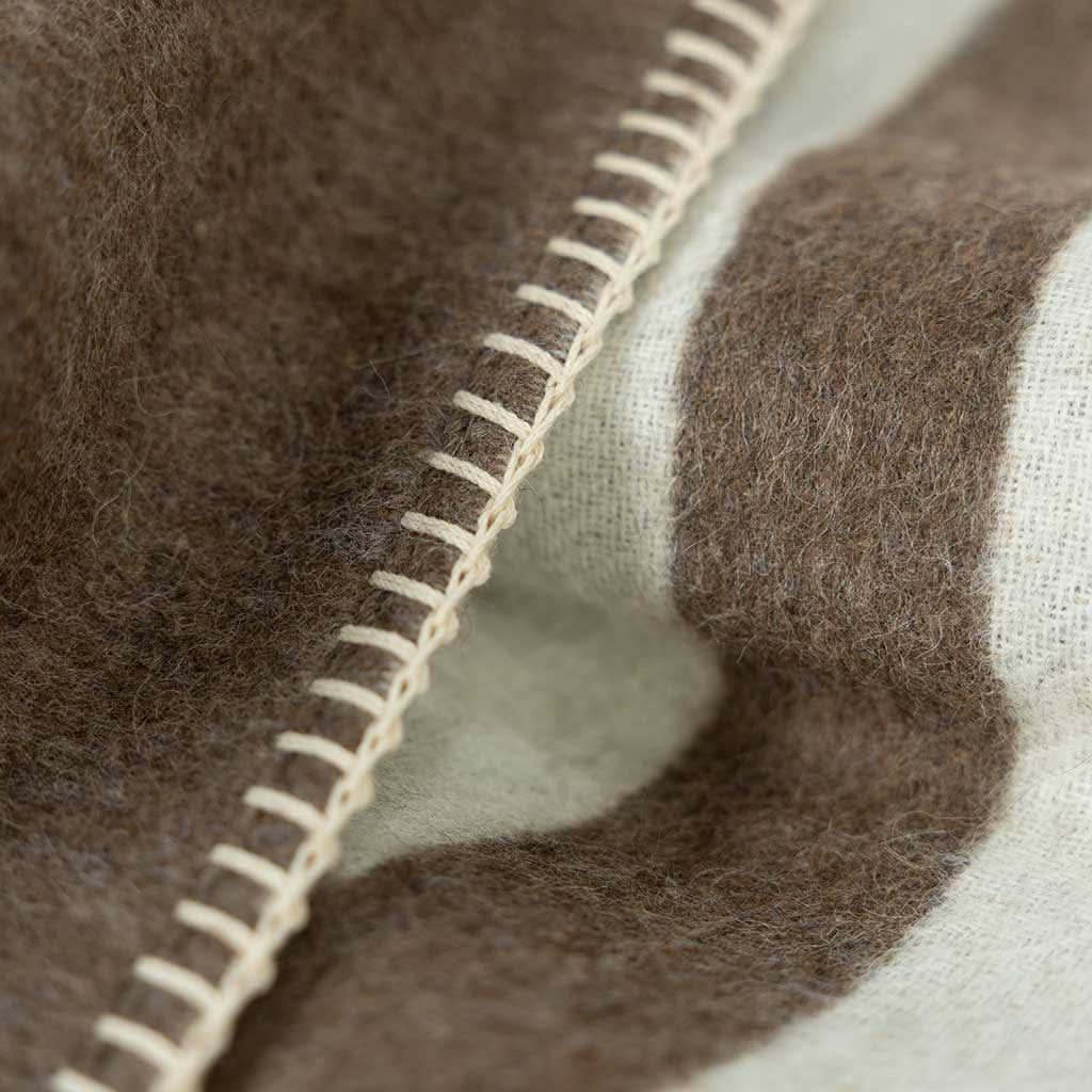 Rosin Reversible Throw - Brown - Cultheir