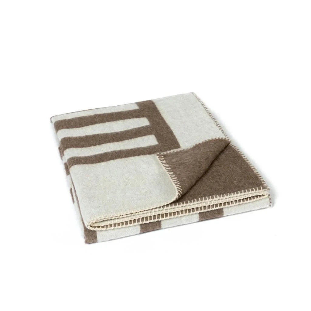 Rosin Reversible Throw - Brown - Cultheir