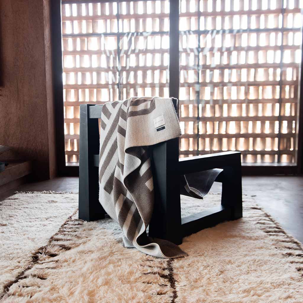 Rosin Reversible Throw - Brown - Cultheir