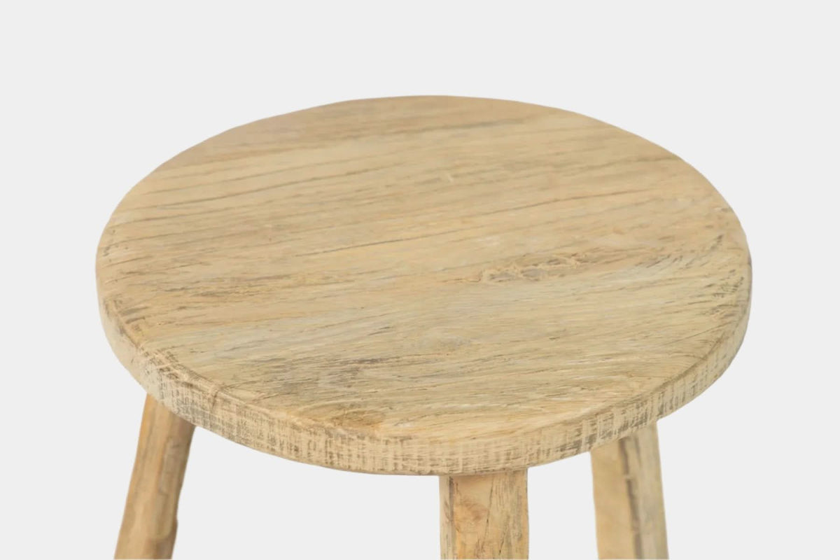 Round Elm Stool - Cultheir