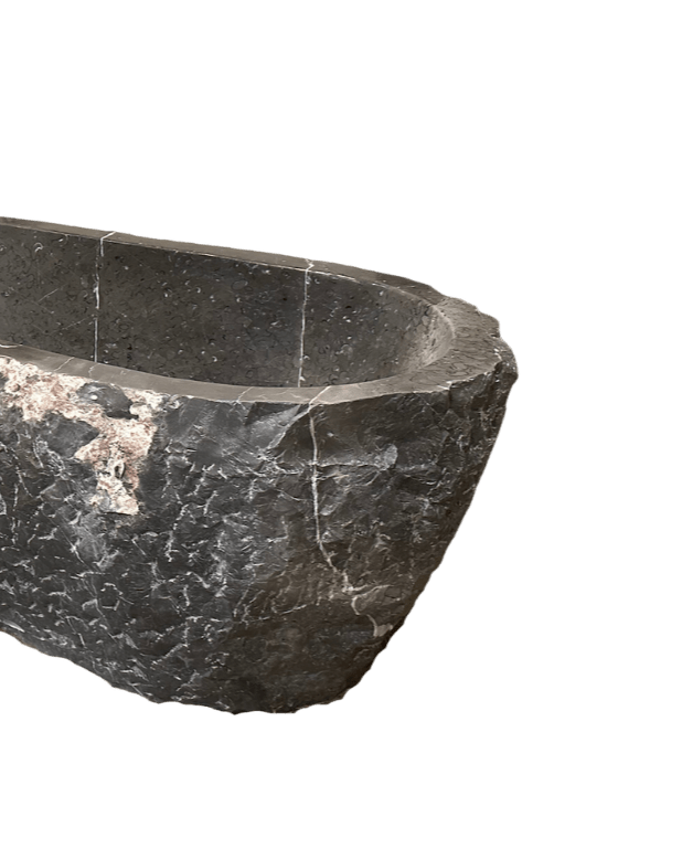 Saint Thomas Black Marble Bathtub - Cultheir