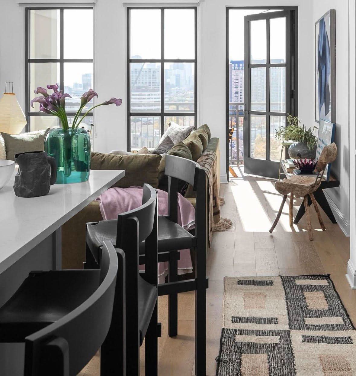 Shinto Counter Stool - Black - Cultheir