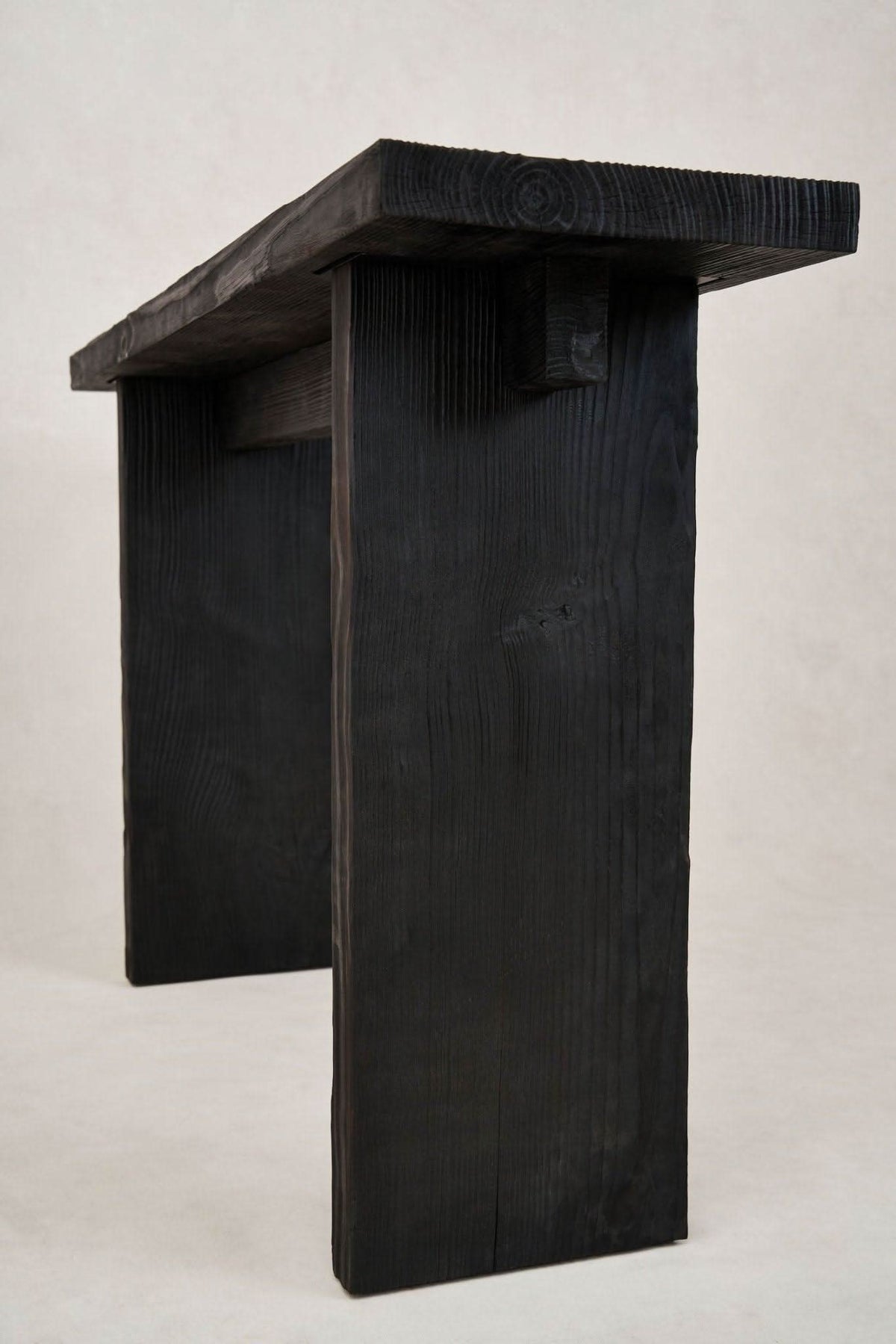 Shou Sugi Ban Entry Console - Cultheir