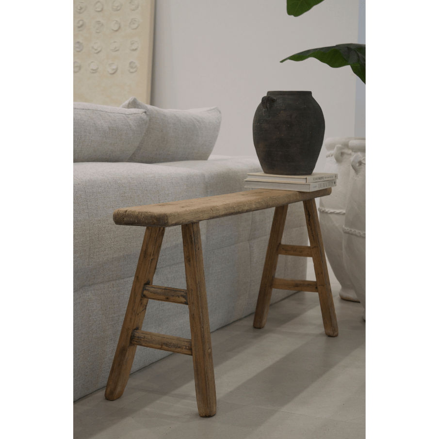 Skinny Elm Wood Bench - Cultheir