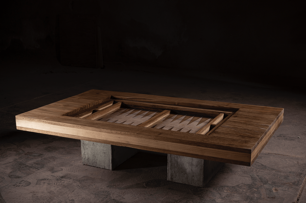 Solid Parota Backgammon Table - Cultheir