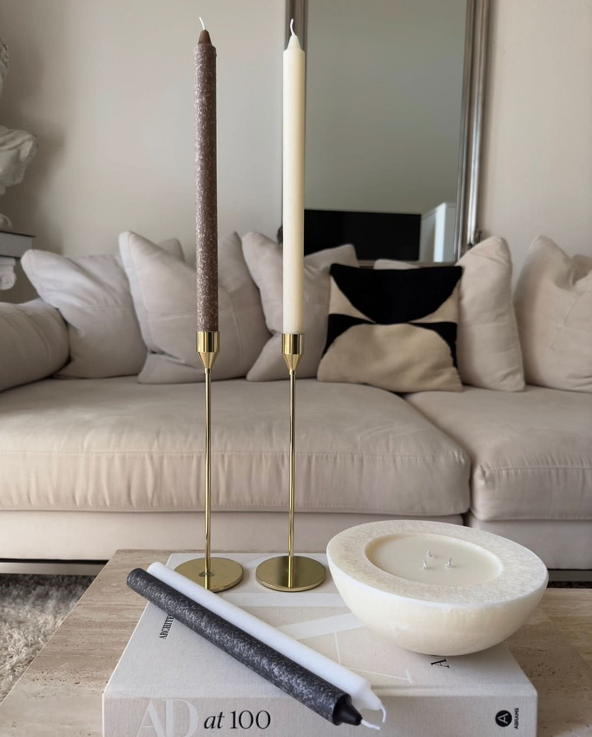 Timber Taper Candles, Set of 2 - Cultheir