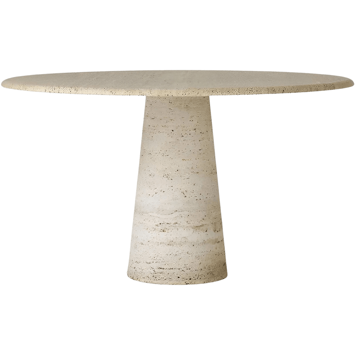 Travertine dining table - Cono - Cultheir