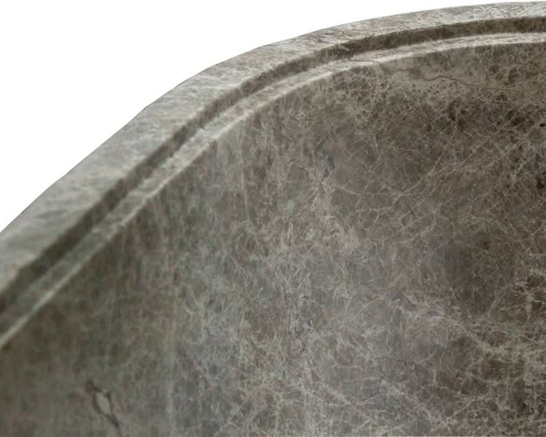 Tundra Gray Marble Bathtub - Cultheir