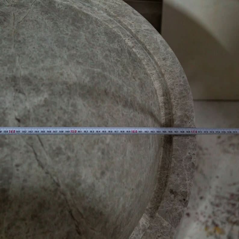 Tundra Gray Marble Bathtub - Cultheir