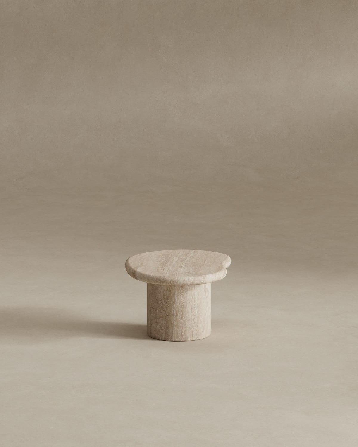 Tuscani Travertine Side Table - Cultheir