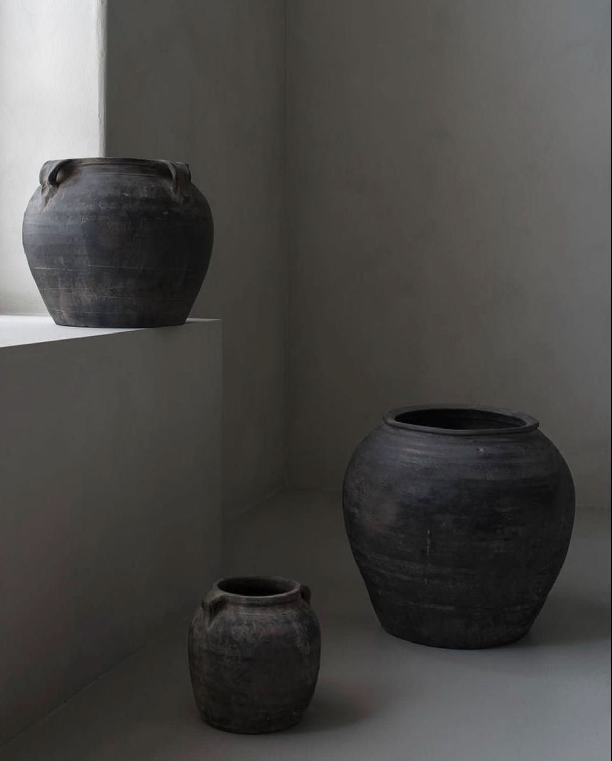 Vintage Grey Two Handle Pot - Cultheir